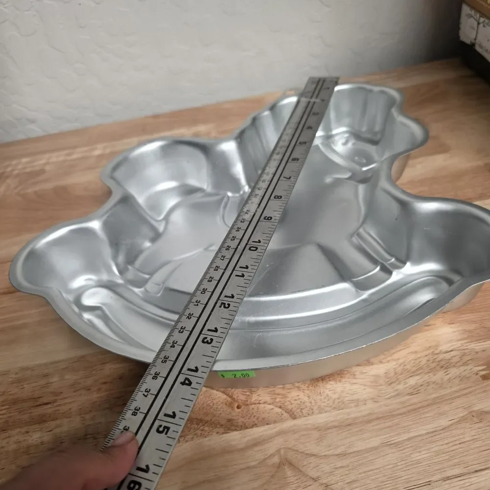 WILTON ROCKING HORSE Birthday Baby Cake Pan Mold 1984 Vintage Baking #2105-2388